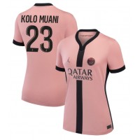 Paris Saint-Germain Randal Kolo Muani #23 Fotballklær Tredjedrakt Dame 2024-25 Kortermet